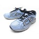 CHAUSSURES BASKETS DIOR B30 3SN279Z 42 EN TOILE CUIR GRIS & BLEU SNEAKERS 920€