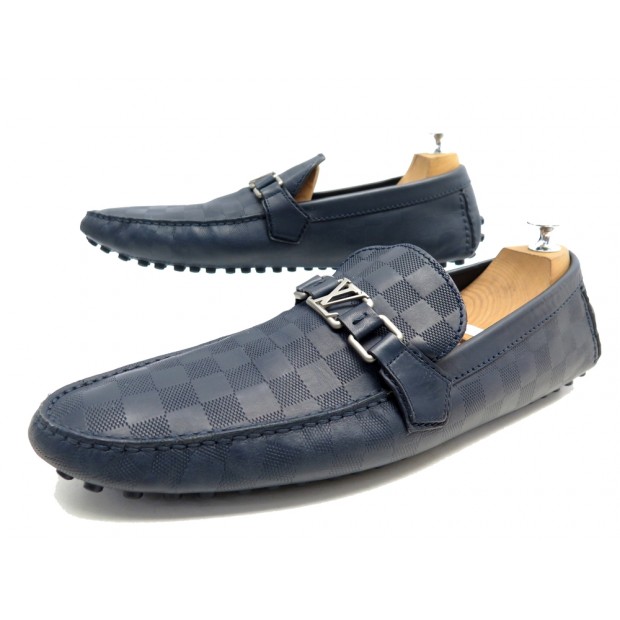 CHAUSSURES LOUIS VUITTON MOCASSINS HOCKENHEIM 13 47 DAMIER LOAFER SHOES 610€