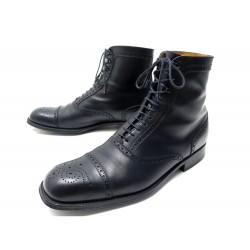 CHAUSSURES BOTTINES JM WESTON 8 EYELET OXFORD BOOTS 371 8C 41.5 42 FIN CUIR 890€