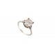 BAGUE EN OR BLANC 18K 2.8GR SERTIE D'UN SOLITAIRE DIAMANT DE 1.63CT DIAMOND RING