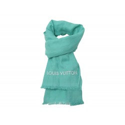 Louis Vuitton Mng Bandana Stole, Blue, One Size