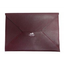 NEUF POCHETTE HERMES ENVELOPPE TOKYO GINZA 2001 EN CUIR CHEVRE MYSORE POUCH NEW