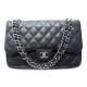 SAC A MAIN CHANEL CLASSIQUE TIMELESS JUMBO CUIR CAVIAR NOIR PURSE HANDBAG 10500€