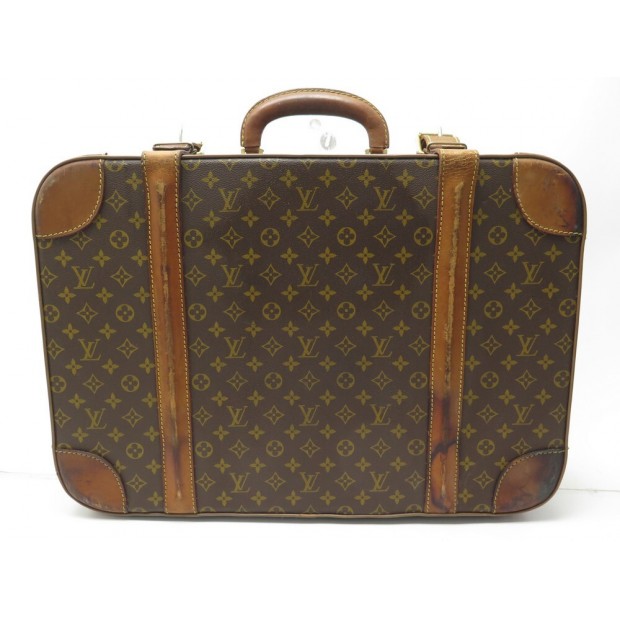 VINTAGE VALISE A MAIN LOUIS VUITTON STRATOS 60 TOILE MONOGRAM CANVAS 1750€