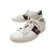 CHAUSSURES GUCCI BASKETS ACE 431942 39 IT 40 FR CUIR BLANC SNEAKERS SHOES 630€