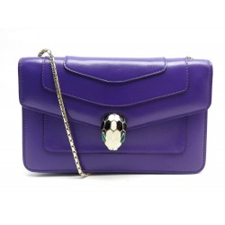 SAC A MAIN BULGARI SERPENTI FOREVER EAST WEST 292105 EN CUIR VIOLET BAG 2200€