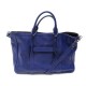 NEUF SAC A MAIN LONGCHAMP CABAS 3D L BANDOULIERE CUIR BLEU HAND BAG PURSE 790€