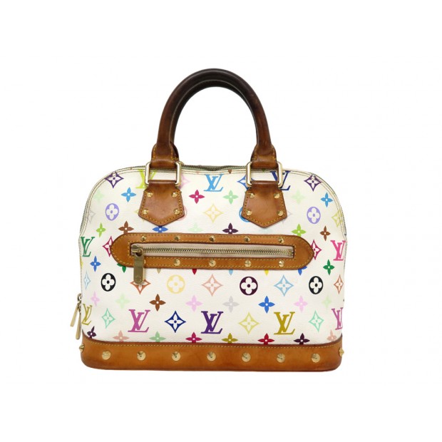 SAC A MAIN LOUIS VUITTON ALMA PM TOILE MONOGRAM MURAKAMI MULTICOLORE BAG 2375€