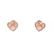 BOUCLES D'OREILLES POIRAY L'ATTRAPE COEUR EN OR ROSE 18K ET OPALE ROSE 1450€