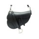 NEUF SAC A MAIN CHRISTIAN DIOR SADDLE A CLOUS CUIR NOIR HAND BAG NEW PURSE 3600€