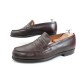 CHAUSSURES JM WESTON MOCASSINS 180 7D EN CUIR MARRON HOMME LOAFER SHOES 630€