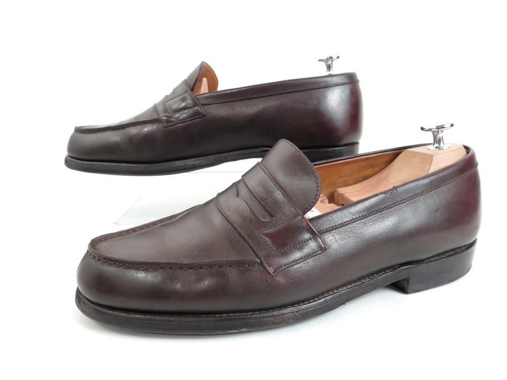 靴 J.M. WESTON MARRON LOAFER WITH TASSEL 6E Women's Brown Leather 180 Loafer – J.M. Weston