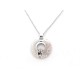 COLLIER CHOPARD CHOPARDISSIMO PENDENTIF OR BLANC DIAMANTS BIJOU NECKLACE 11580