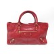 NEUF SAC A MAIN BALENCIAGA CLASSIC CITY MM 501026 EN CUIR ROUGE HAND BAG 1590€