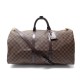 NEUF SAC DE VOYAGE LOUIS VUITTON KEEPALL 55 BANDOULIERE TOILE DAMIER EBENE 2050€