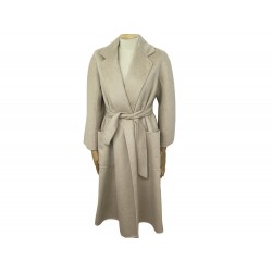 NEUF MANTEAU MAX MARA LUDMILLA 101609196 S 36 CACHEMIRE BEIGE NEW COAT 4950€