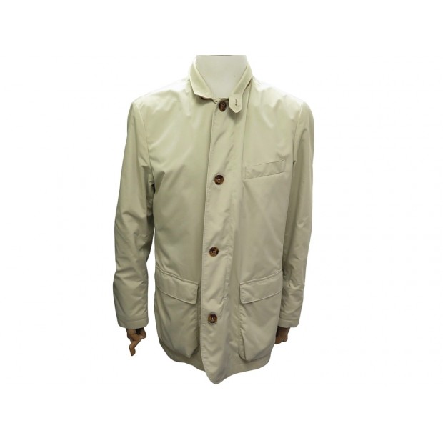 MANTEAU LORO PIANA TRENCH ROADSTER VILLA D'ESTE NYLON L 52 BEIGE COAT 2585€