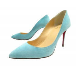 NEUF CHAUSSURES CHRISTIAN LOUBOUTIN ESCARPINS PIGALLE FOLLIES 36 DAIM SHOES 750€