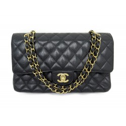 SAC A MAIN CHANEL TIMELESS CLASSIQUE MEDIUM CUIR CAVIAR LEATHER HAND BAG 9700€