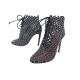 NEUF CHAUSSURES ALAIA BOTTINES ANKLE BOOTS 8W3N022CG56 35.5IT 36.5FR SHOES 1450€