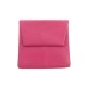 PORTE MONNAIE HERMES BASTIA EN CUIR DE CHEVRE MYSORE ROSE LEATHER PURSE 215€