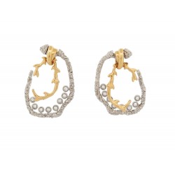 BOUCLES D'OREILLES CHLOE ROSEWATER CHC19AF74BA26B550 METAL DORE EARRINGS 410€