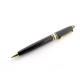 STYLO BILLE MONTBLANC MEISTERSTUCK MOZART 108730 PM DORE EN RESINE NOIR PEN 395€