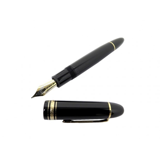 STYLO PLUME MONTBLANC MEISTERSTUCK 149 MB115384 EN RESINE NOIR FOUNTAIN PEN 960€