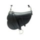 NEUF SAC A MAIN CHRISTIAN DIOR SADDLE A CLOUS CUIR NOIR HANDBAG NEW PURSE 3600€