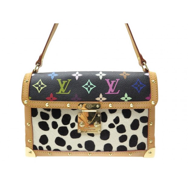 SAC A MAIN LOUIS VUITTON DALMATIEN EN TOILE MONOGRAM MURAKAMI 2003 POULAIN BAG