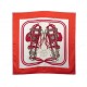 FOULARD HERMES BRIDE DE GALA ROUGE 