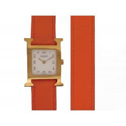 NEUF MONTRE HERMES HEURE H MM DOUBLE TOUR HH1.201 QUARTZ 30MM NEW WATCH 2950€