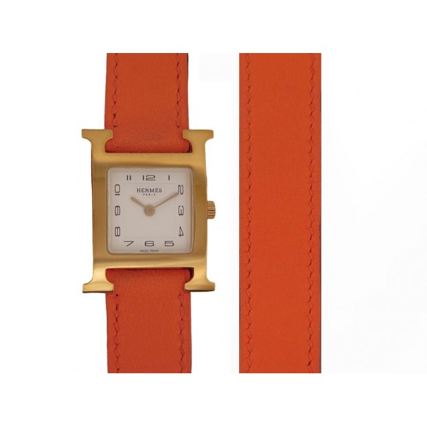 NEUF MONTRE HERMES HEURE H MM DOUBLE TOUR HH1.201 QUARTZ 30MM NEW WATCH 2950€