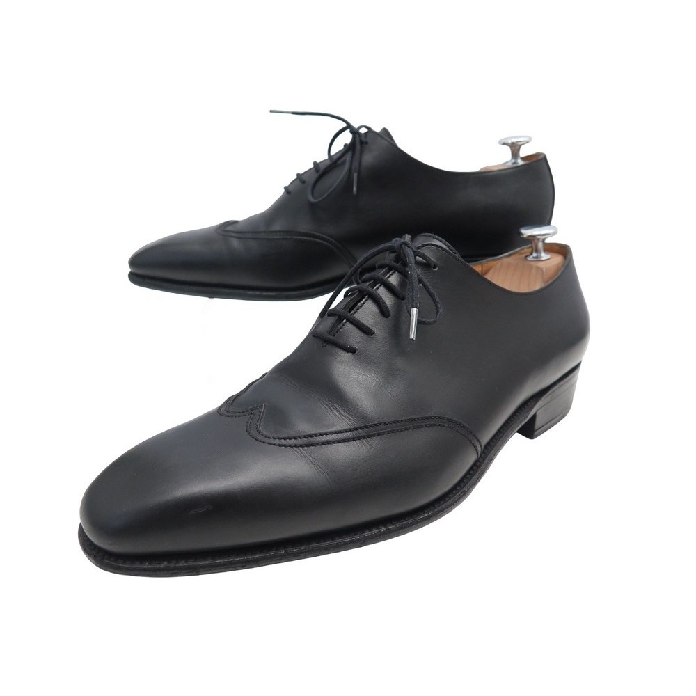 chaussures jm weston richelieu 423 en cuir noir 8d 42