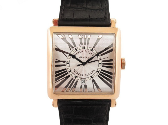 montre franck muller master square 6000k or rose 18k