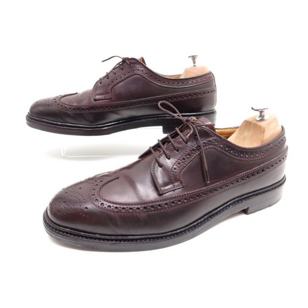 CHAUSSURES ALDEN 975 LONG WING BLUCHER DERBY 9D US 43 CUIR CORDOVAN SHOES 849€