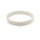 NEUF BRACELET MAUBOUSSIN MOI NON PLUS 14.5CM ACIER BLANC & OR DIAMANT STRAP 860€