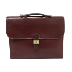 VINTAGE SACOCHE HERMES SAC A DEPECHES 2 SOUFFLETS CARTABLE CUIR BOX BAG 6100€