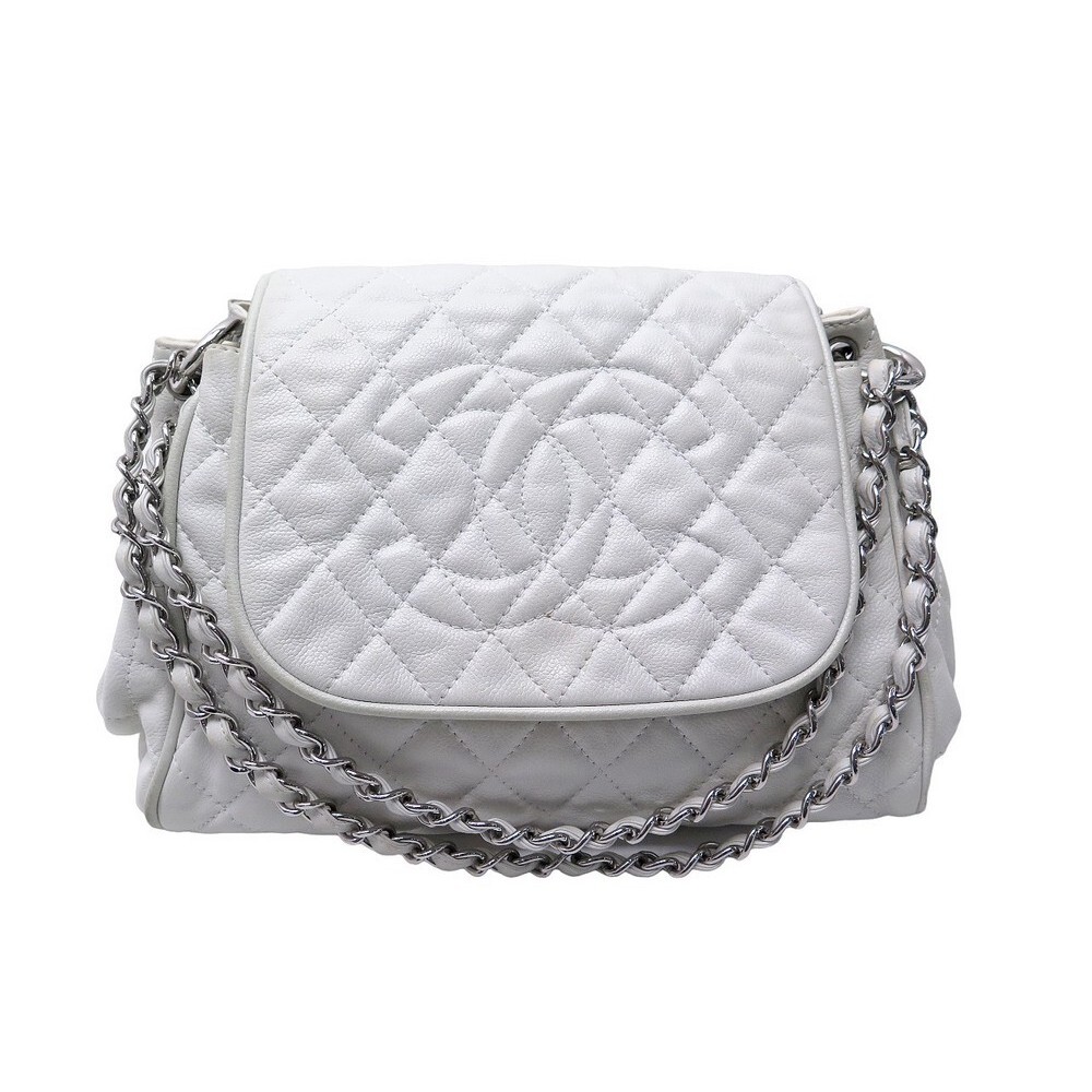 sac a main chanel matelasse logo cc cuir caviar