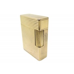 BRIQUET ST DUPONT LIGNE 1 POINTE DE DIAMANT EN PLAQUE OR GOLDEN LIGHTER 975€