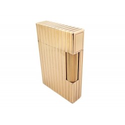 BRIQUET ST DUPONT INITIAL DORE EN PLAQUE OR GOLD PLATED LIGHTER 470€