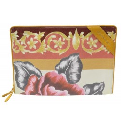 POCHETTE BALENCIAGA 466685 PORTEFEUILLE XXL ETUI ORDINATEUR MOTIF FLORAL 775€