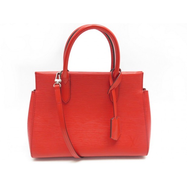 SAC A MAIN LOUIS VUITTON MARLY BB CUIR EPI COQUELICOT BANDOULIERE HAND BAG 2190€