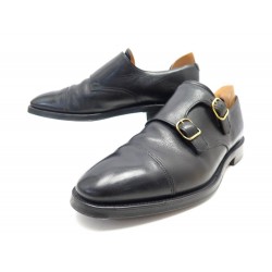 CHAUSSURES JOHN LOBB WILLIAM II 10.5 44.5 DERBY BI BOUCLE NOIR EMBAUCHOIRS 1435€