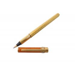 NEUF VINTAGE STYLO MUST DE CARTIER TRINITY ROLLERBALL ANNEAUX 3 ORS NEW PEN 550€