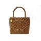 SAC A MAIN CHANEL CABAS SHOPPING MEDAILLON CUIR MATELASSE MARRON HAND BAG 6000€