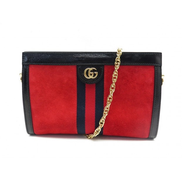 sac a main gucci ophidia pm 503877 daim rouge