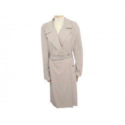 VINTAGE MANTEAU CHANEL TRENCH IMPERMEABLE EN LAINE P13851V07799 M 38 COAT 6500€