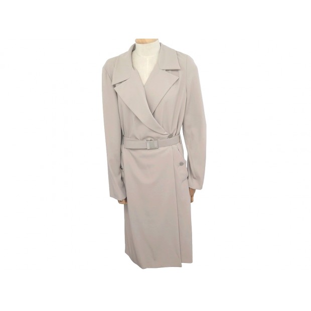 VINTAGE MANTEAU CHANEL TRENCH IMPERMEABLE EN LAINE P13851V07799 M 38 COAT 6500€