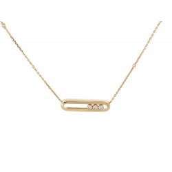 NEUF COLLIER MESSIKA 03997-YG MOVE 46 CM OR JAUNE DIAMANTS 0.25CT NECKLACE 3980€